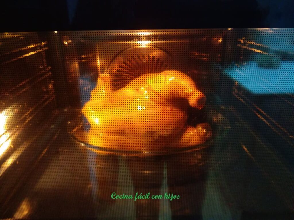 pollo en el horno
