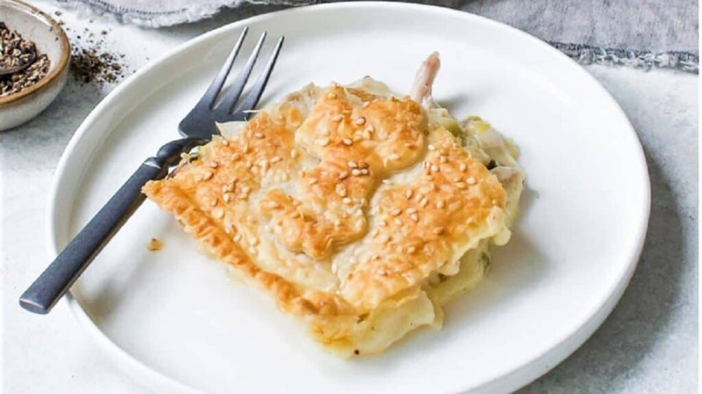 pastel de pollo al horno portada