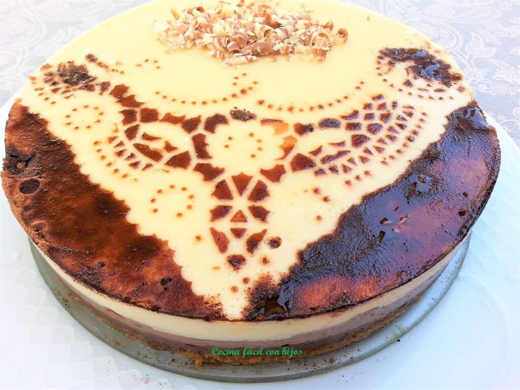 Decorar tartas con chocolate, resultado final